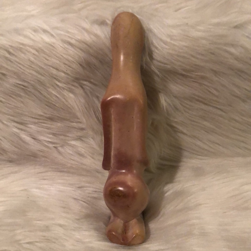 Soapstone Pregnant Woman Handcarved in Kenya - Picture 4 of 5